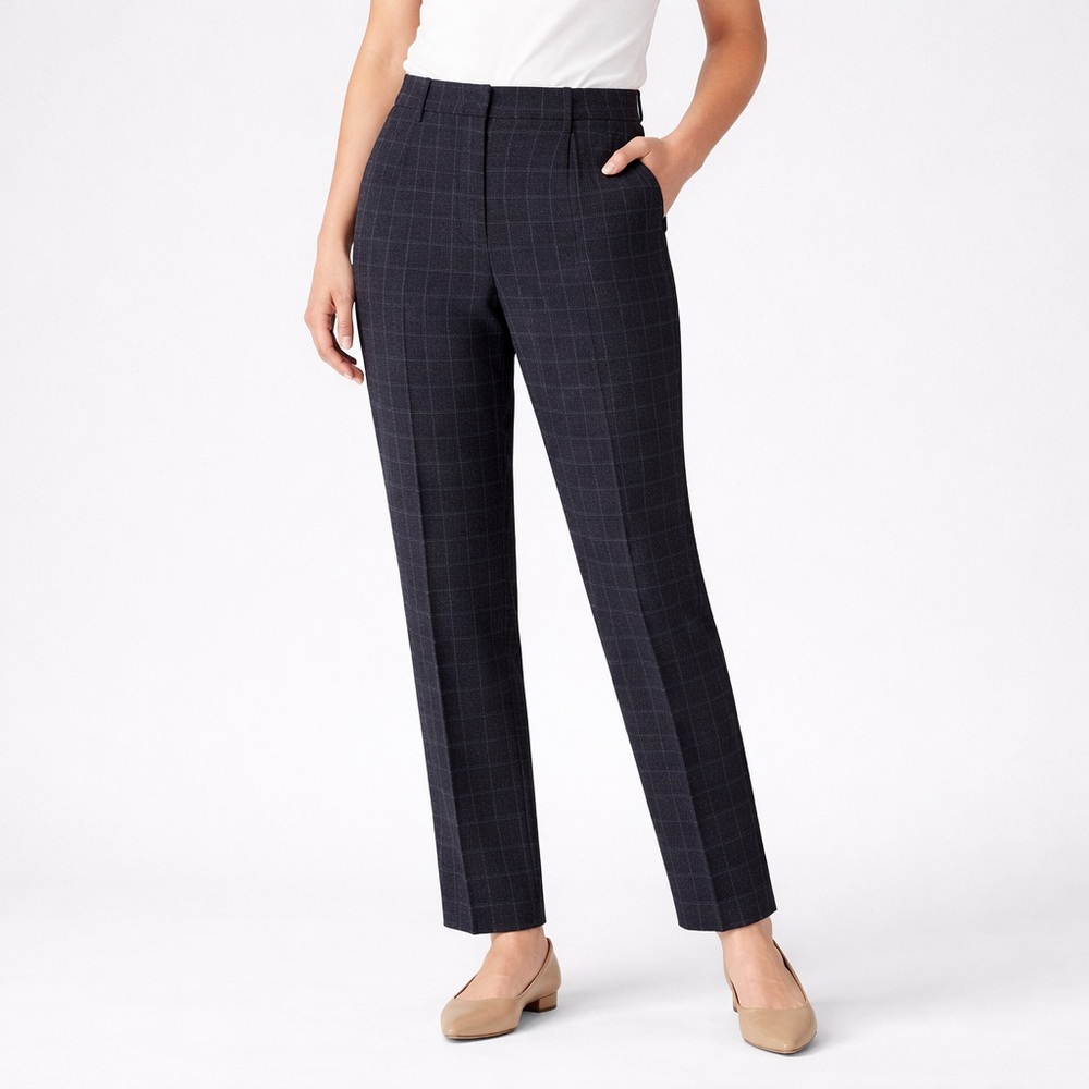 Talbots Petite Plaid Women’s Dress Pants Size 10P Wool casual office classic